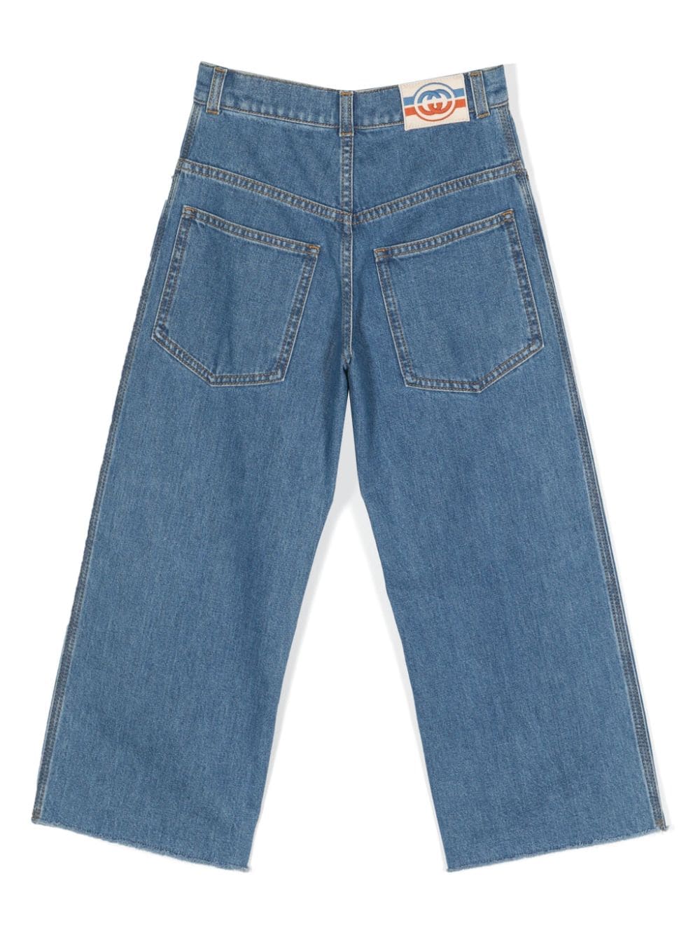 Denim Pant with Label