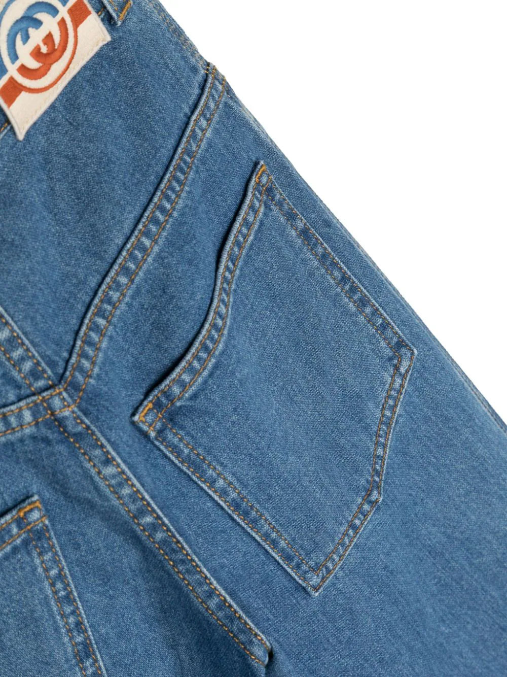 Denim Pant with Label