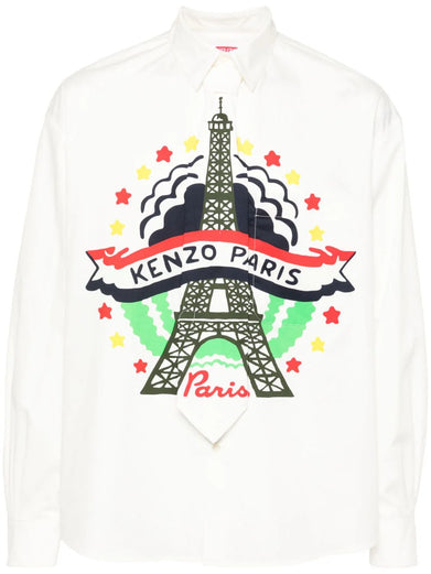 Kenzo Drawn Varsity Shirt