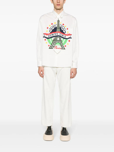 Kenzo Drawn Varsity Shirt