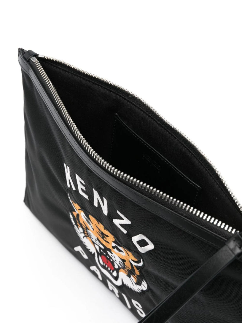 Large 'Varsity Tiger' clutch