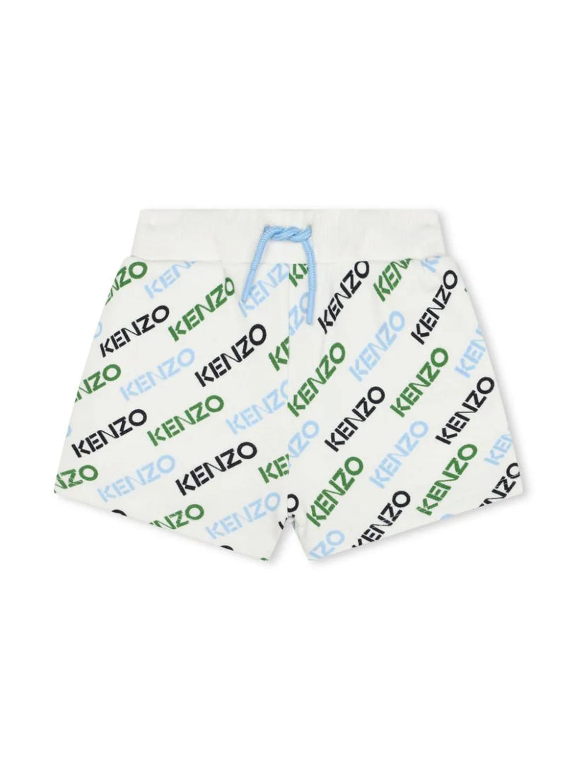 Shorts with all-over logo