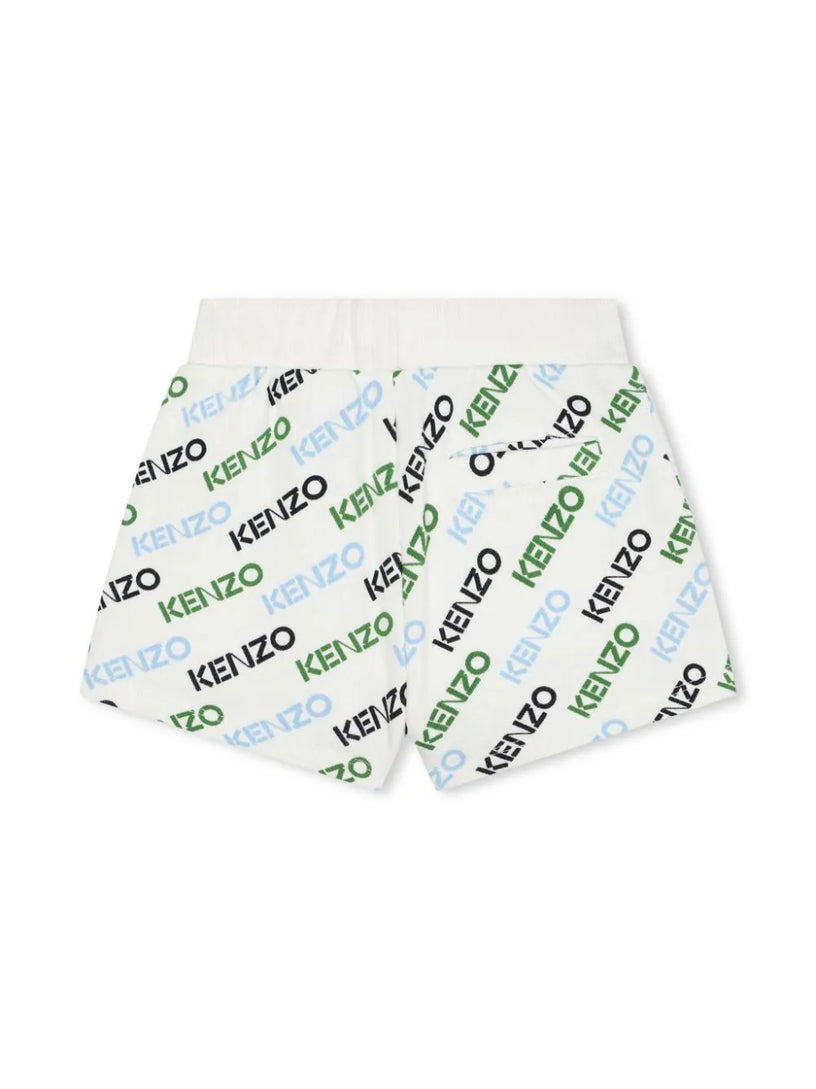 Shorts with all-over logo