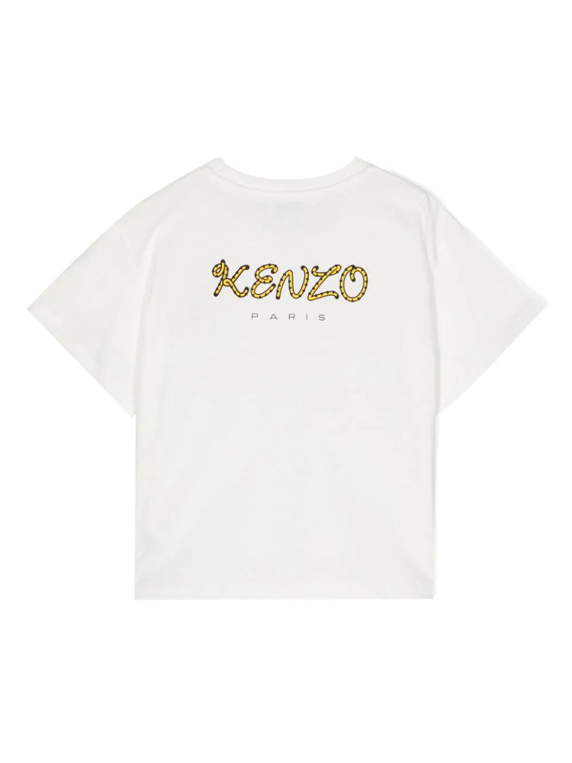 Embroidered cotton T-shirt