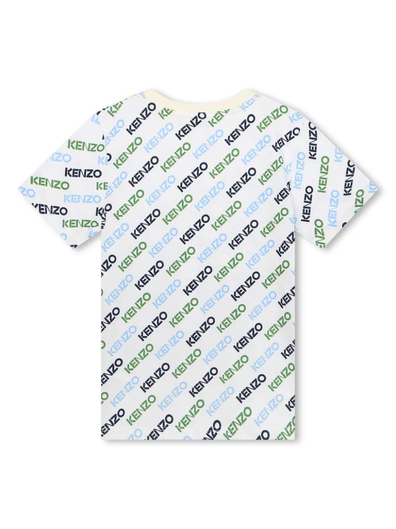 T-shirt with all-over logo