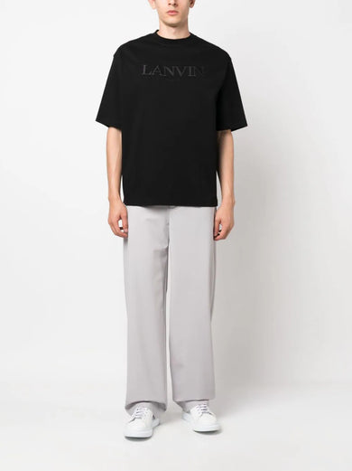Lanvin Paris embroidered oversized t-shirt