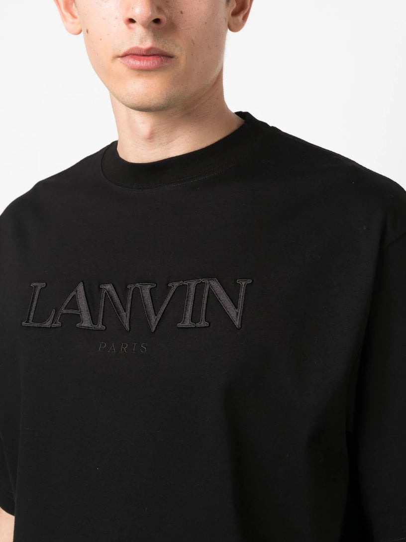 Lanvin Paris embroidered oversized t-shirt