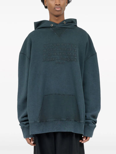 Reverse logo hoodie