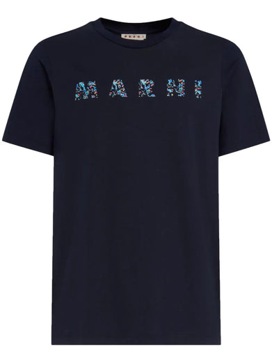 T-shirt with patterned Marni print