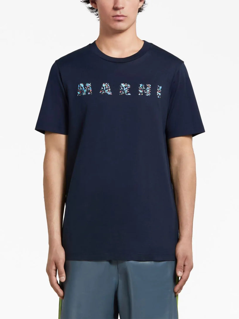 T-shirt with patterned Marni print