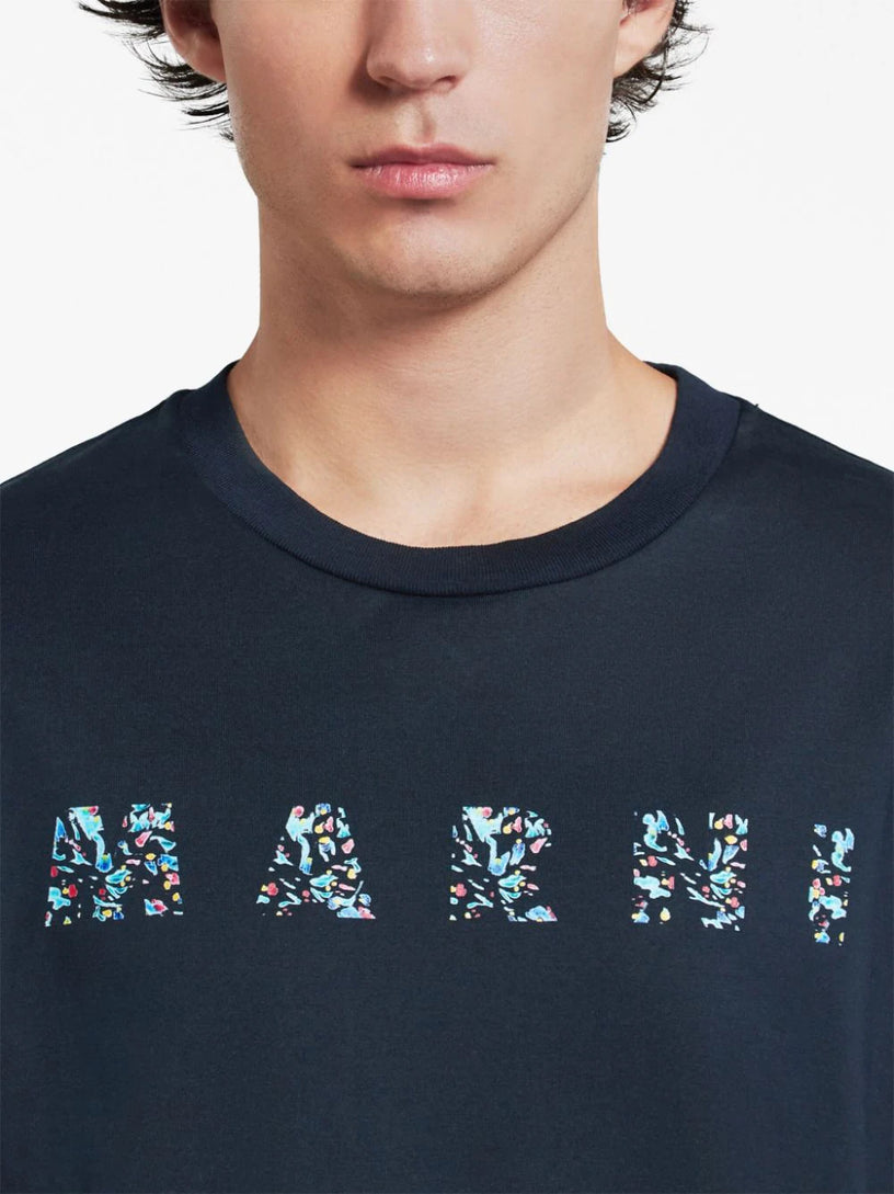 T-shirt with patterned Marni print