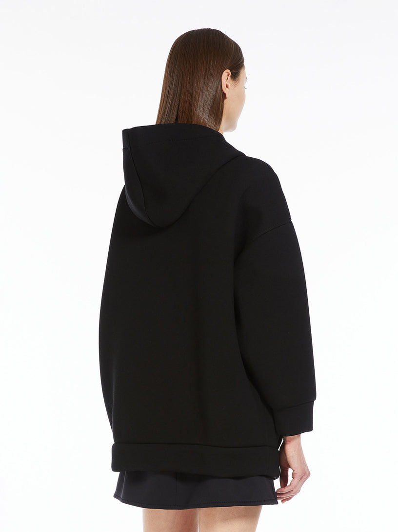 Obbia Oversized technical-jersey sweatshirt