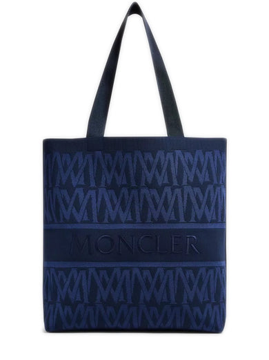 Tote Bag with Knit Monogram