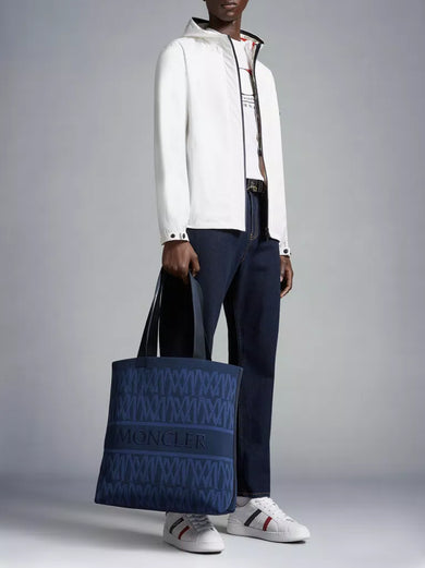Tote Bag with Knit Monogram