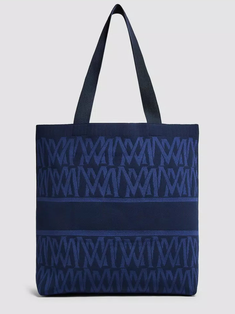 Tote Bag with Knit Monogram