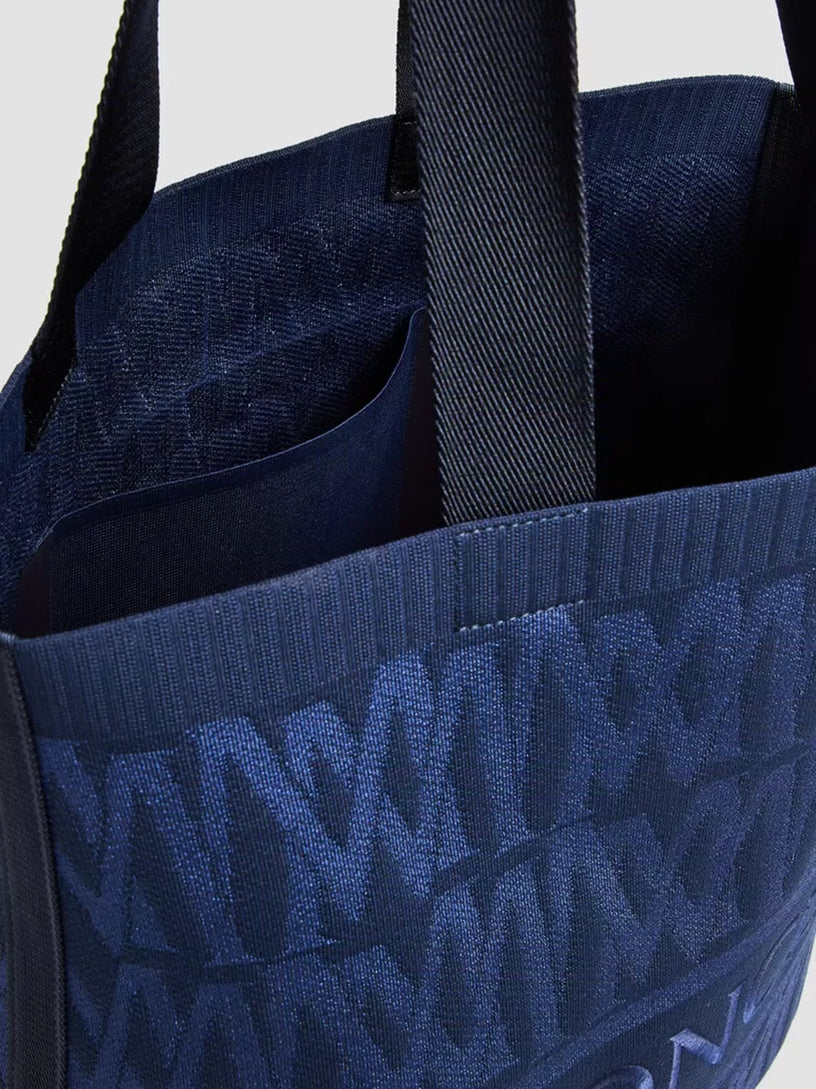 Tote Bag with Knit Monogram