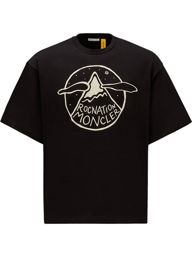 Logo Motif T-Shirt Moncler x Roc Nation