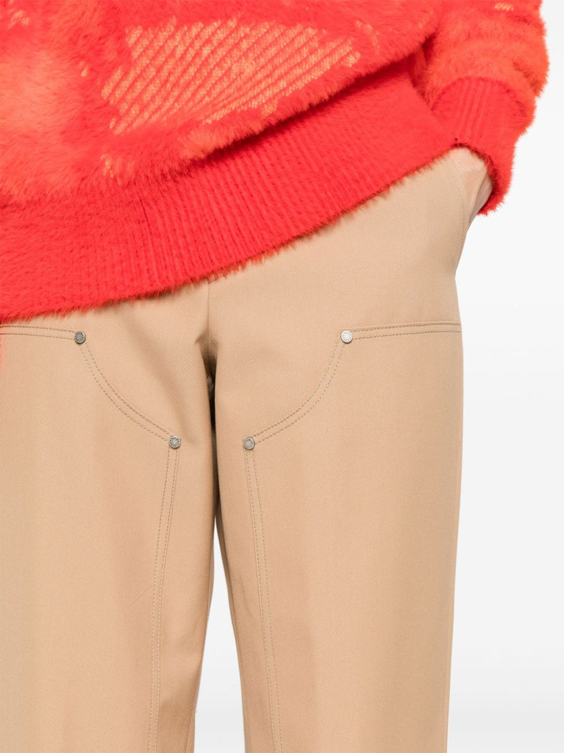 Monogram workwear trousers
