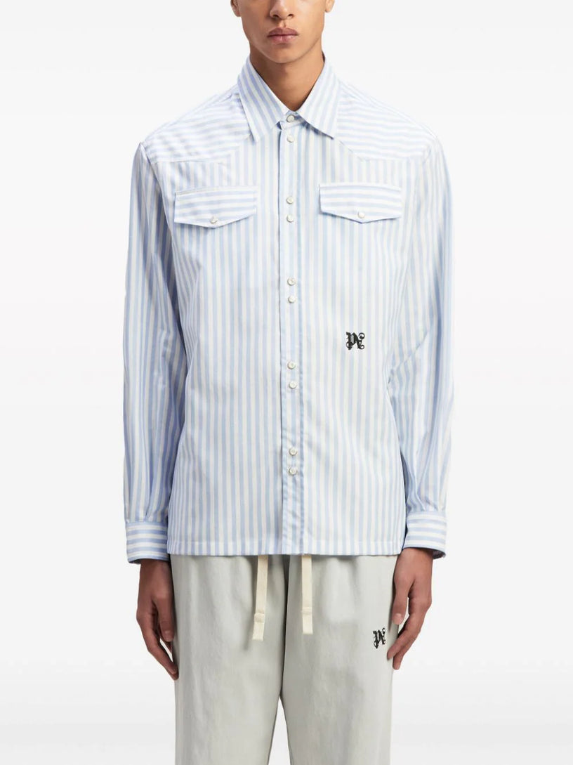 Monogram striped shirt