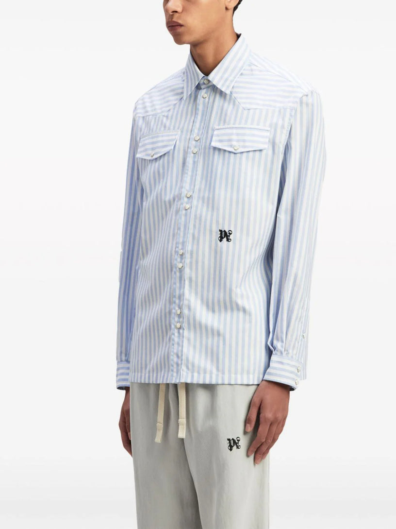 Monogram striped shirt