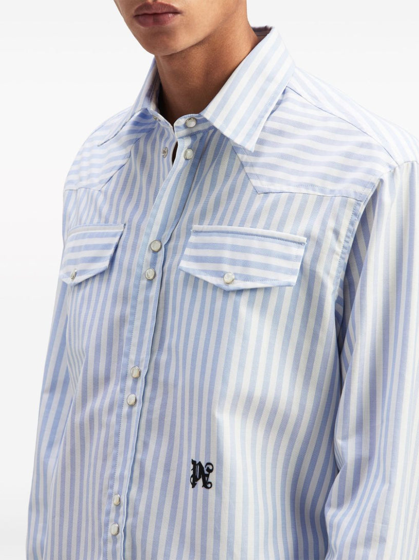 Monogram striped shirt