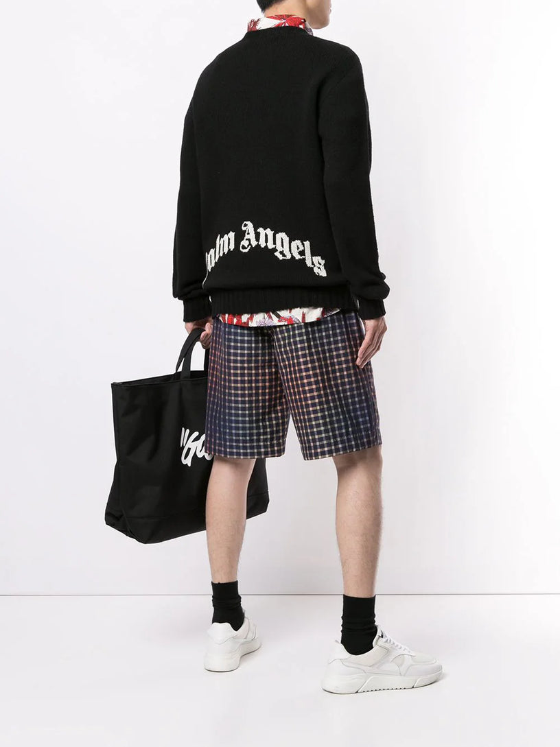Curved Logo Sweater