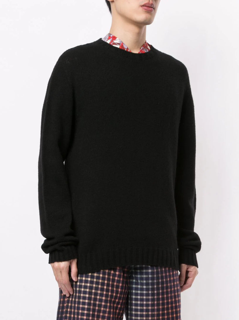 Curved Logo Sweater