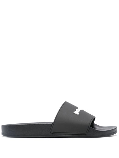 Monogram rubber sandals