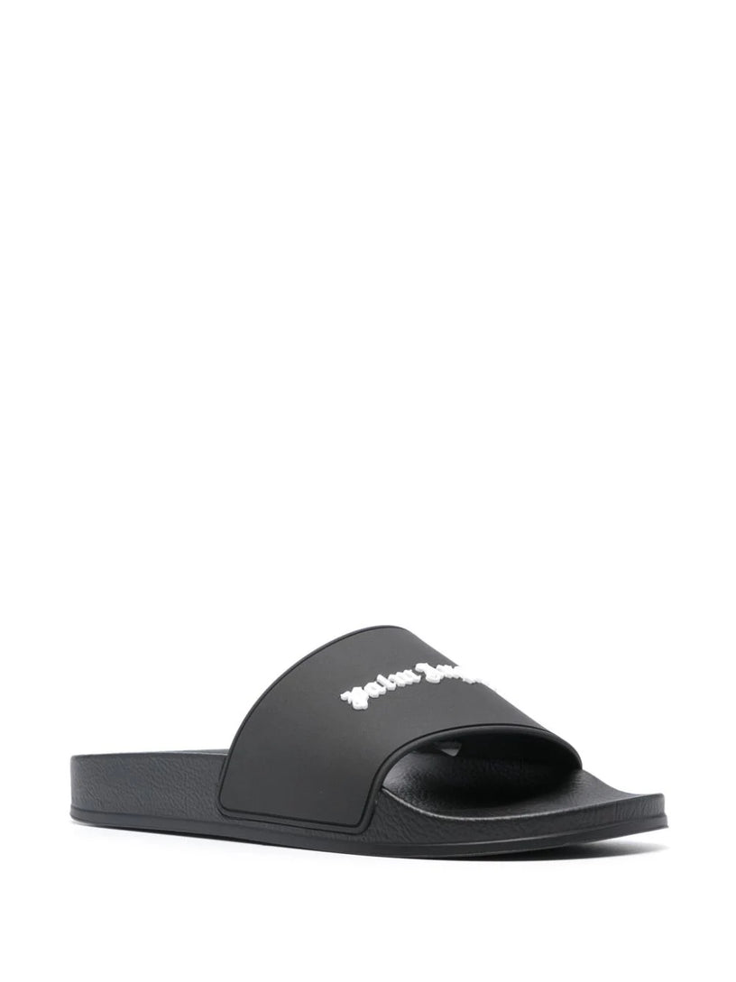 Monogram rubber sandals