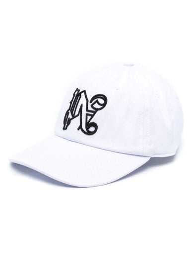 Baseball cap with monogram