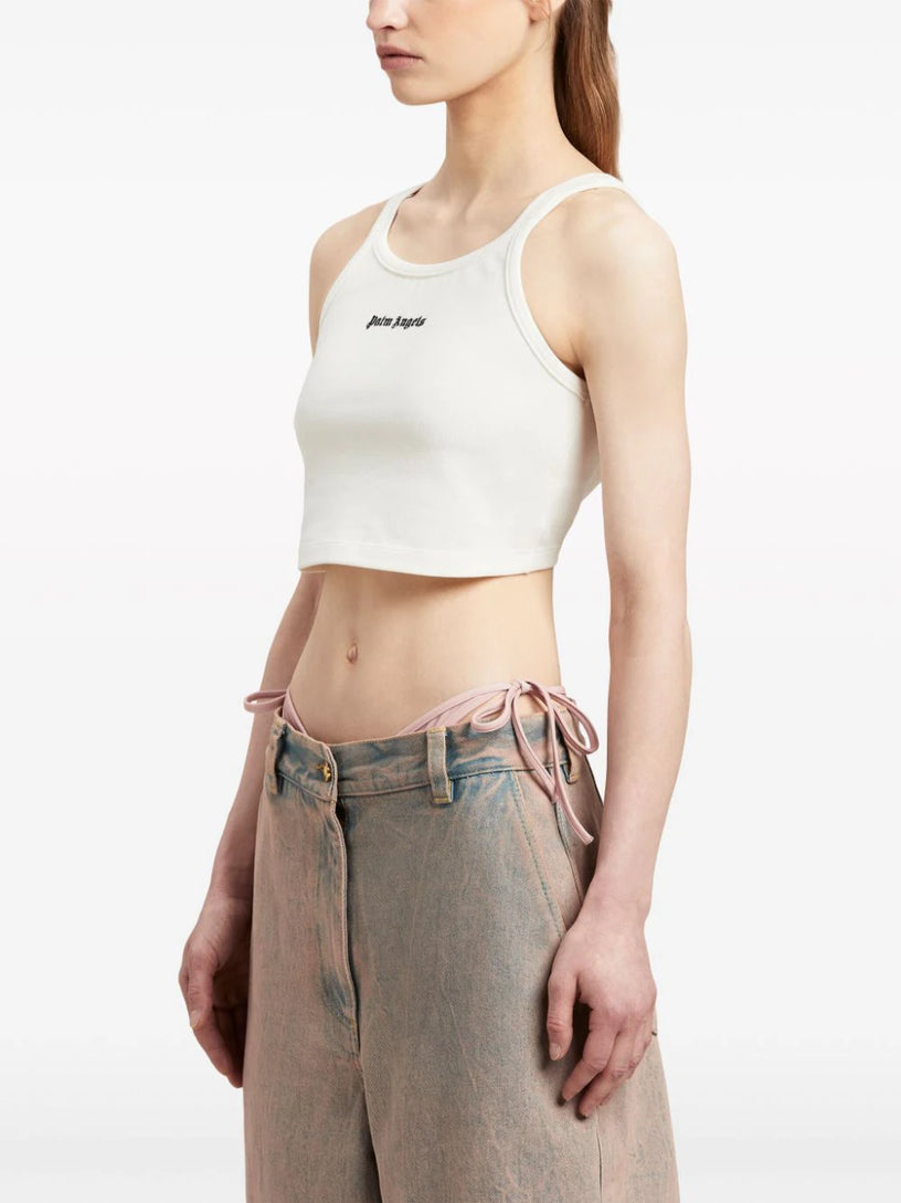 Crop top with logo