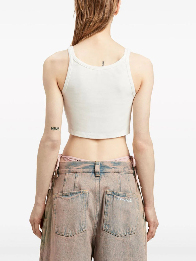 Crop top with logo