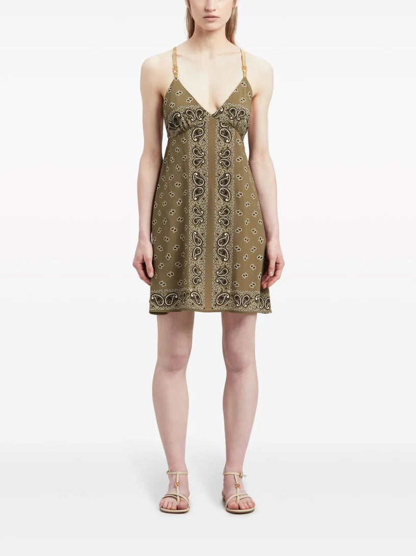 Paisley Slip Dress