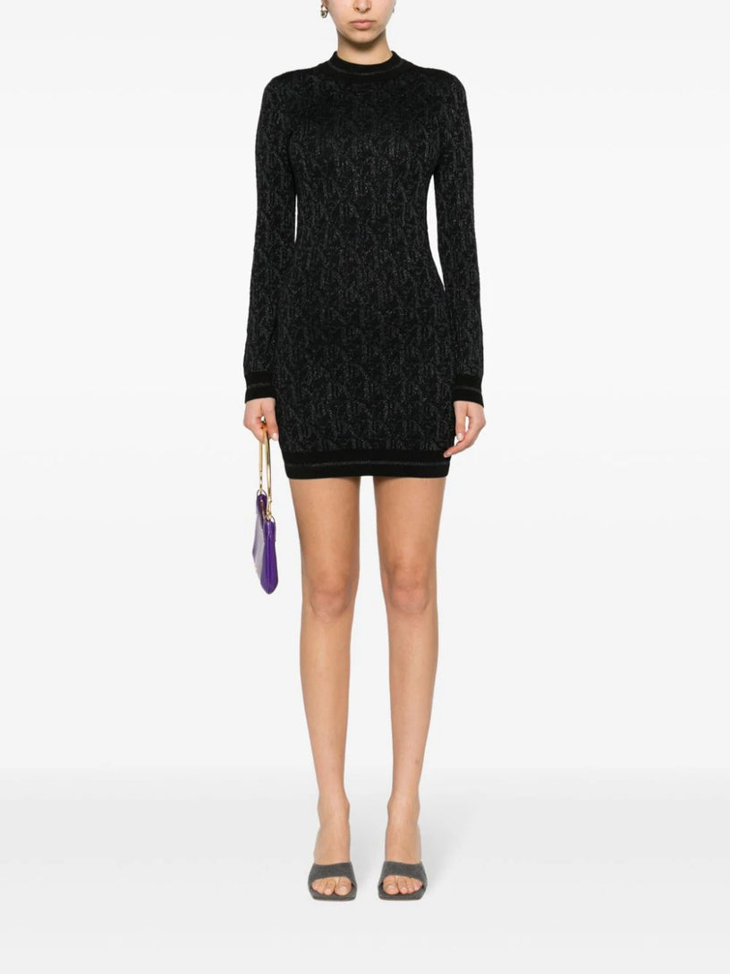 Short dress with Monogram