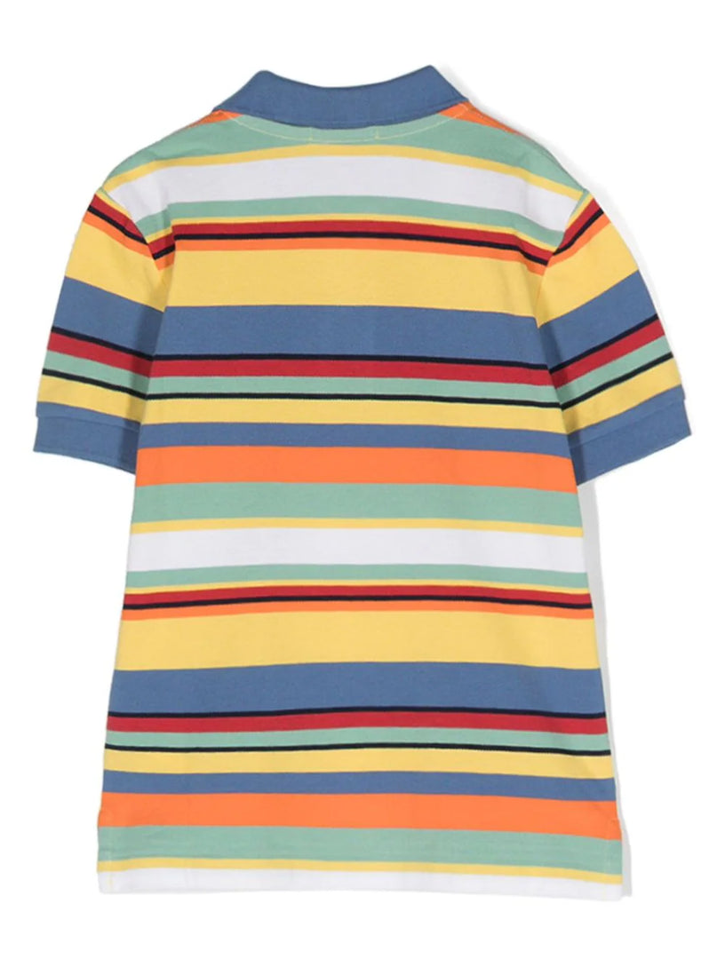 Striped polo shirt