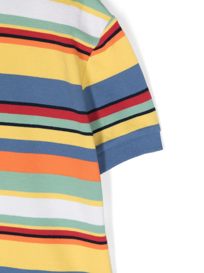Striped polo shirt