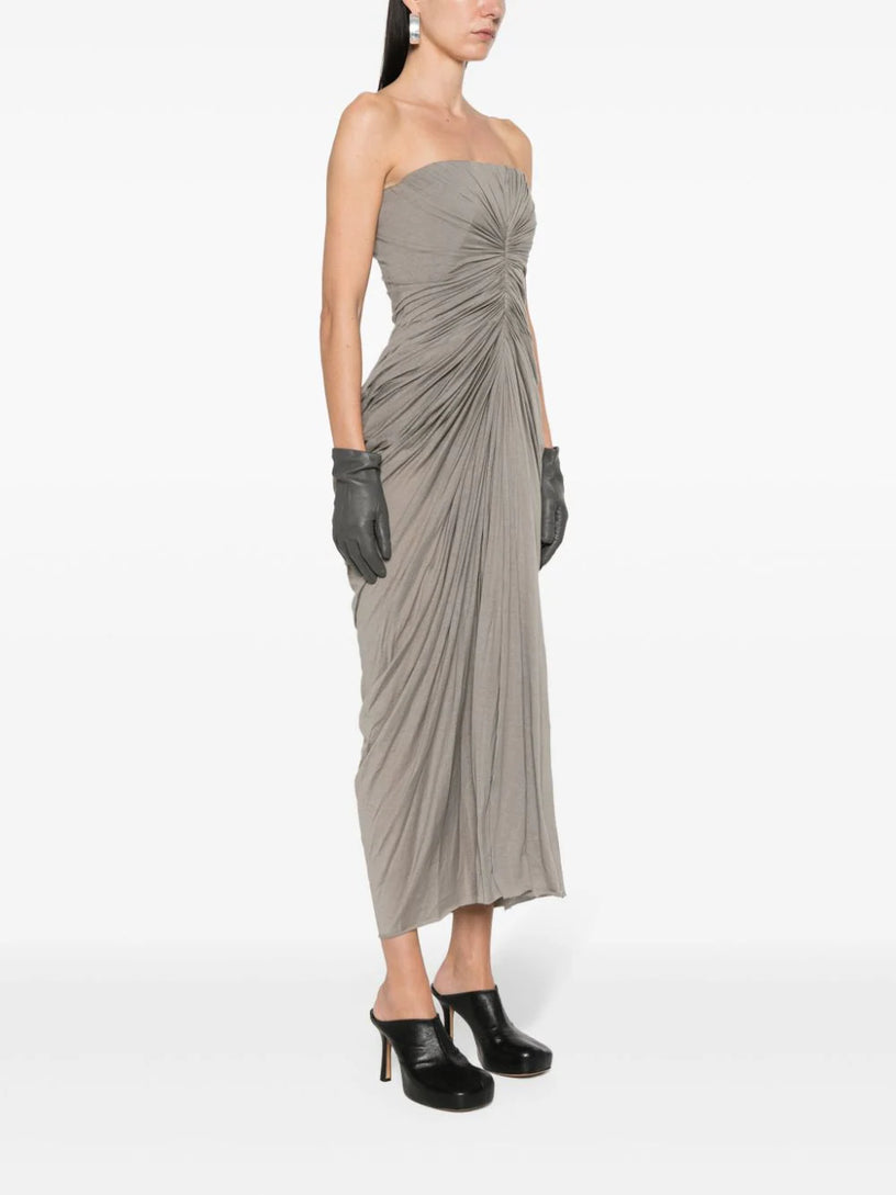 Radiance Bustier dress in dust