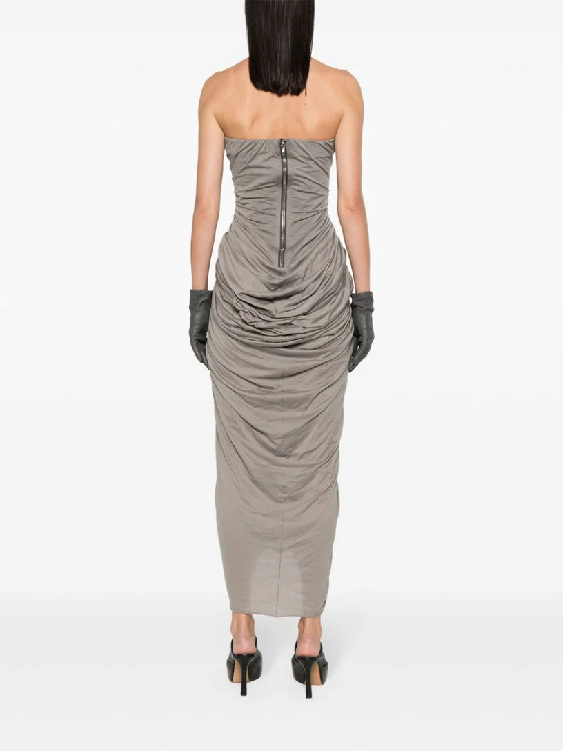 Radiance Bustier dress in dust