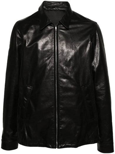 Brad jacket in black calf leather