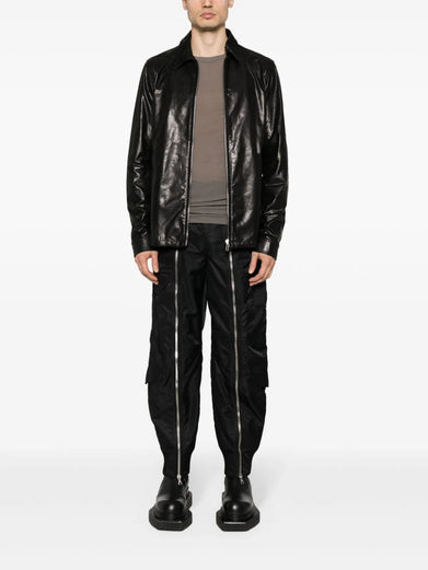 Brad jacket in black calf leather