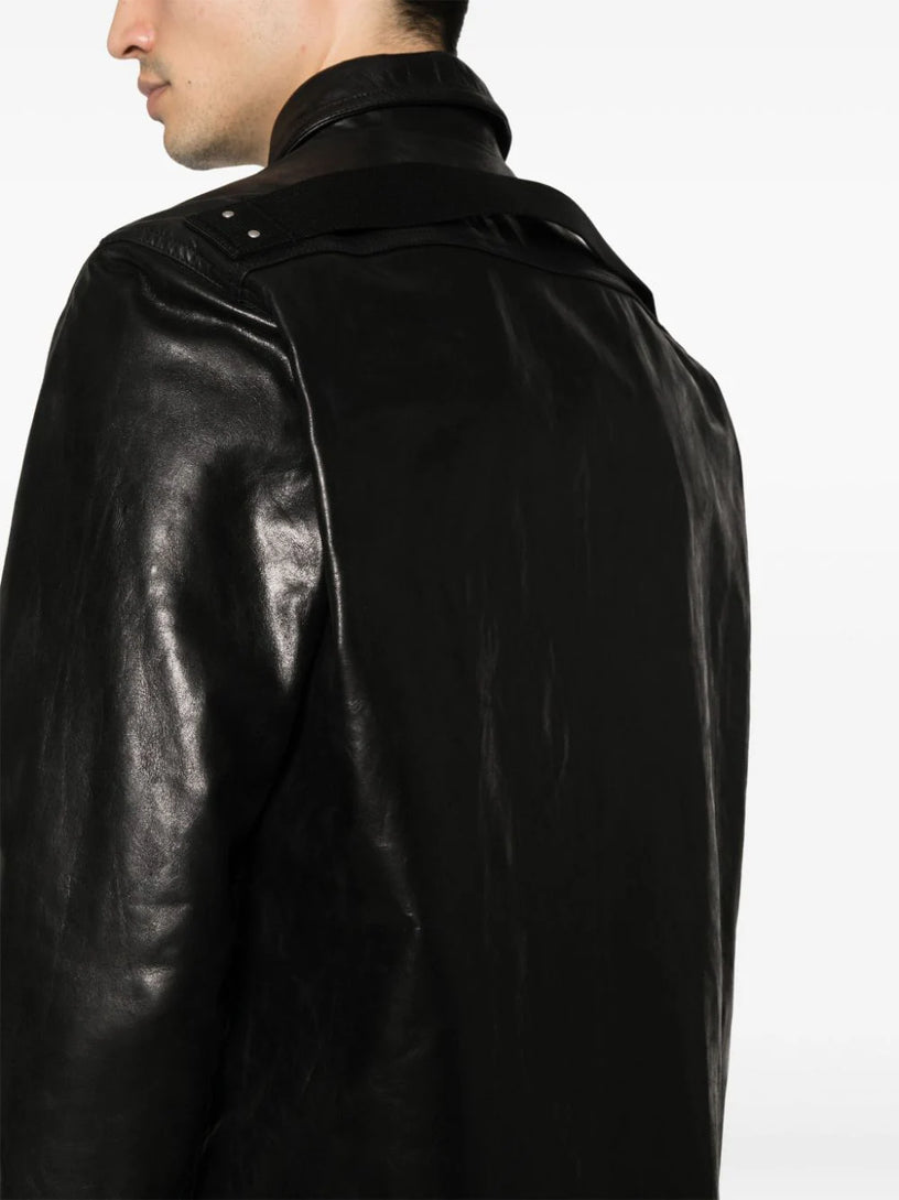 Brad jacket in black calf leather
