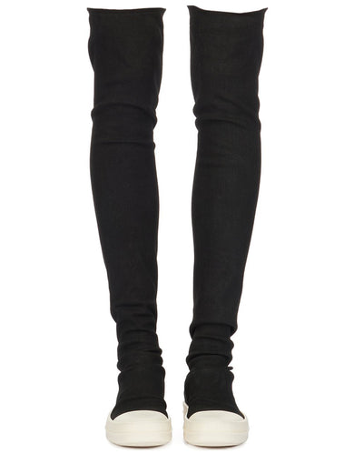 Lido High sock sneakers in stretch denim