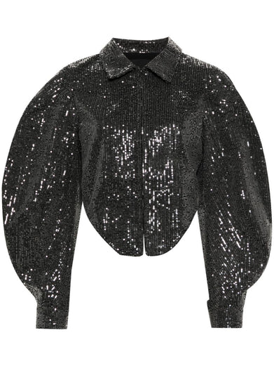 Twill sequin jacket