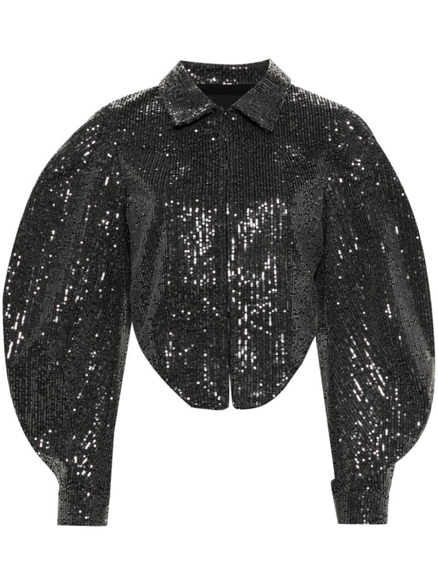 Twill sequin jacket