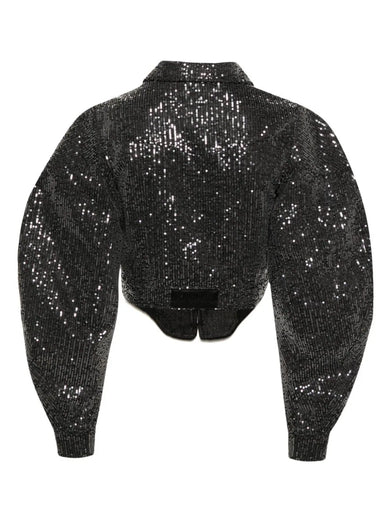 Twill sequin jacket