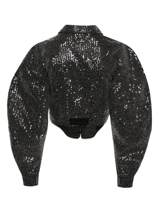 Twill sequin jacket