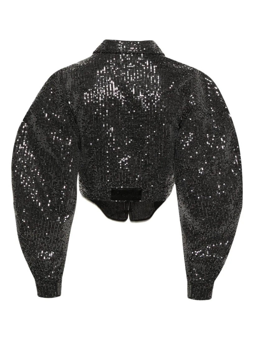 Twill sequin jacket