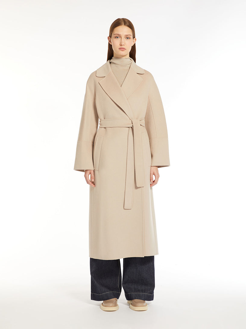 Wool wrap coat