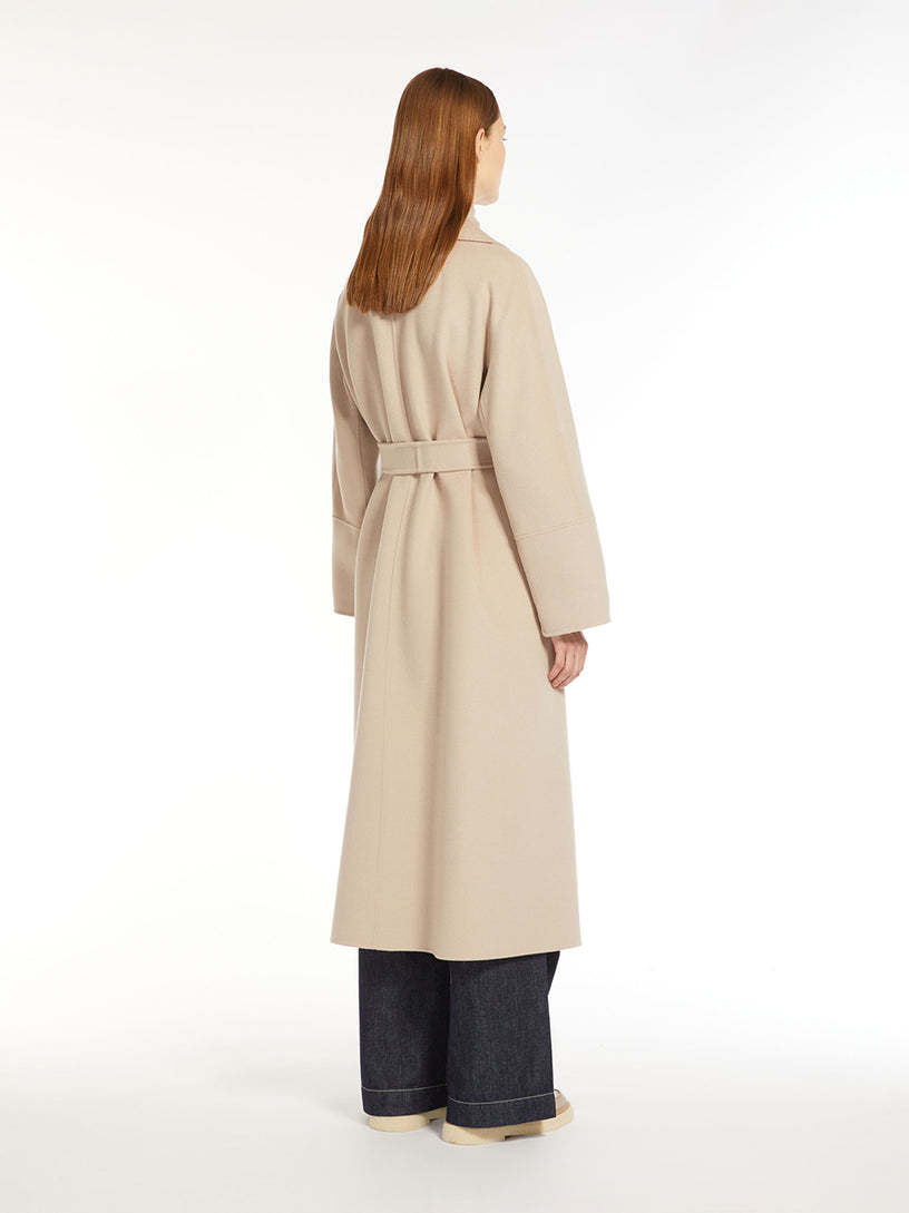 Wool wrap coat
