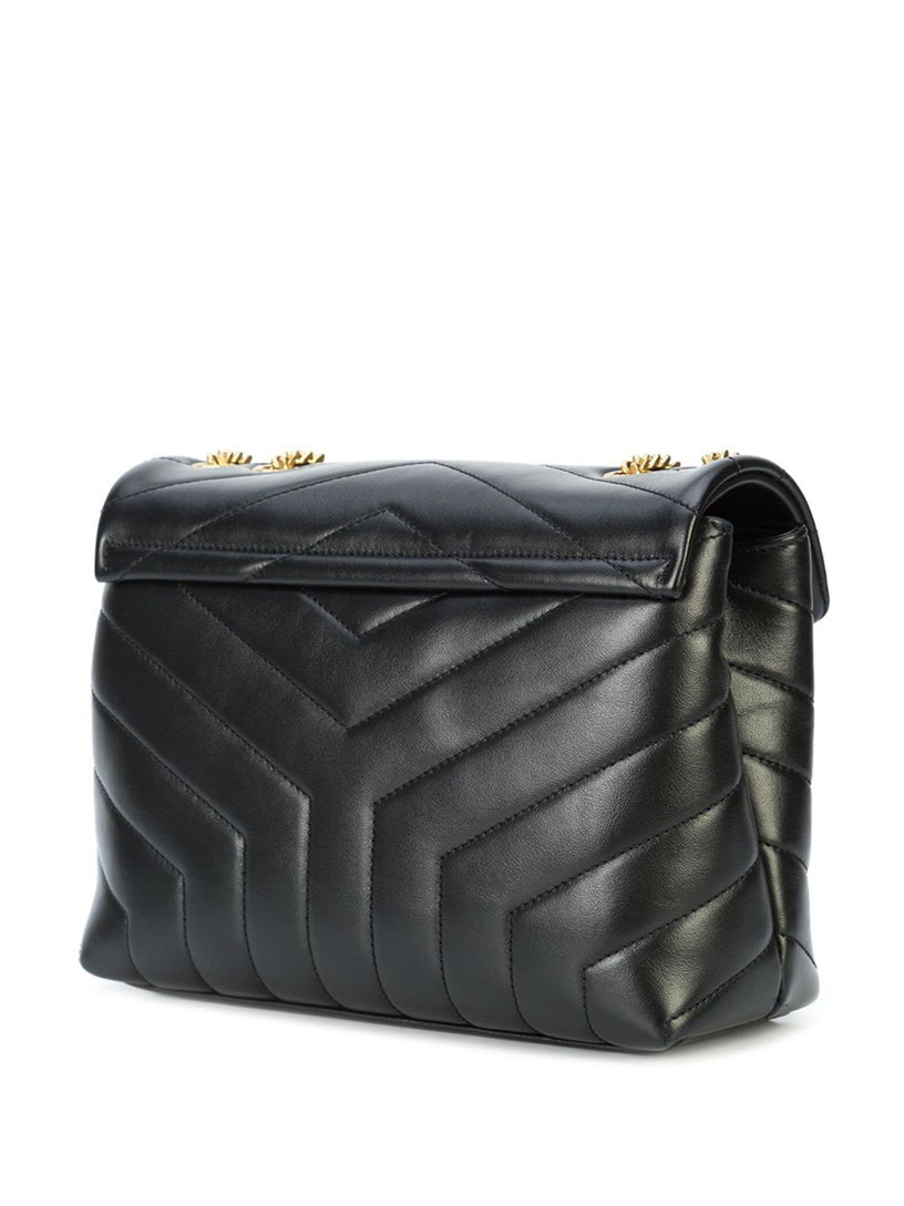 Small Loulou in quilted leather